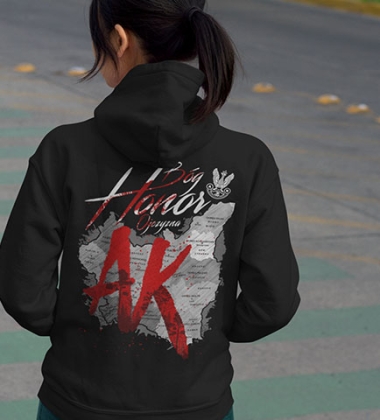 Damska bluza z kapturem- AK